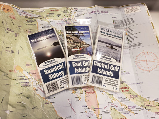 616 Gulf Islands Mapsheet 4-Pack