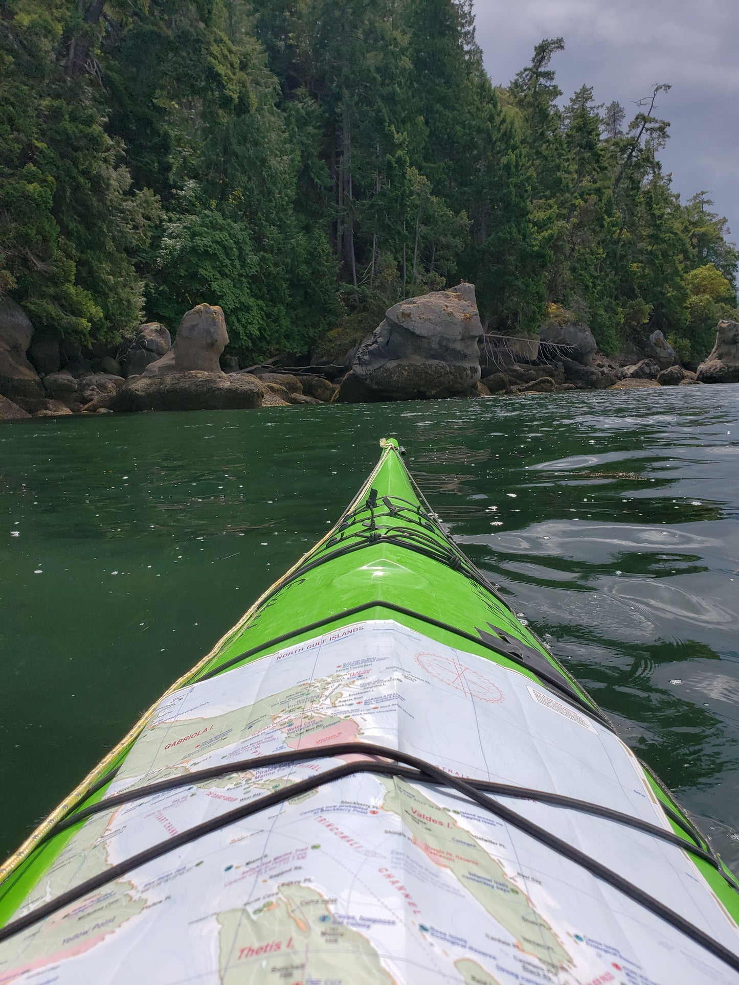 219 North Gulf Islands Kayaking and Boating Map