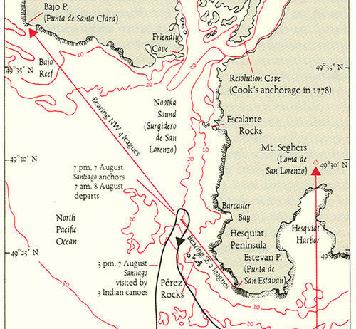 Rewriting history: Pérez's visit to Nootka Sound