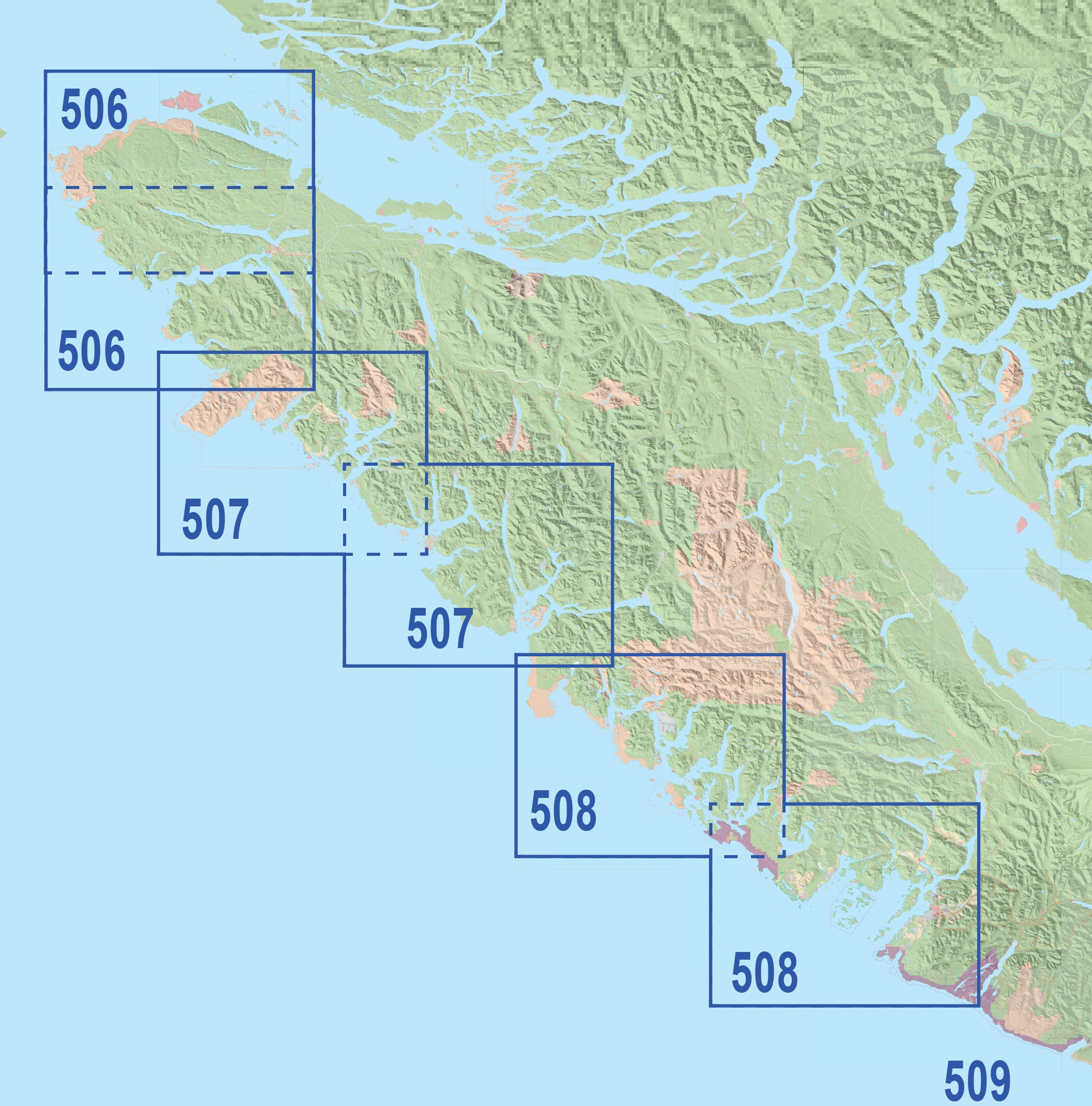 Outside Passage Marine Chart Assistant 3-Pack: West Vancouver Island ...