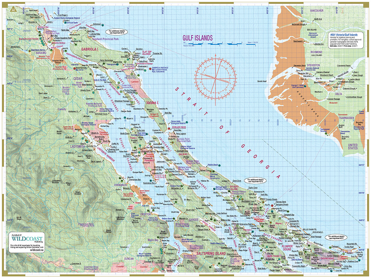 501 Victoria/Gulf Islands Inside Passage Chart Assistant