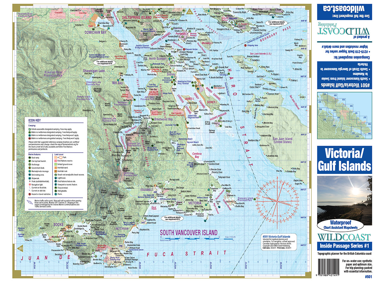 501 Victoria/Gulf Islands Inside Passage Chart Assistant