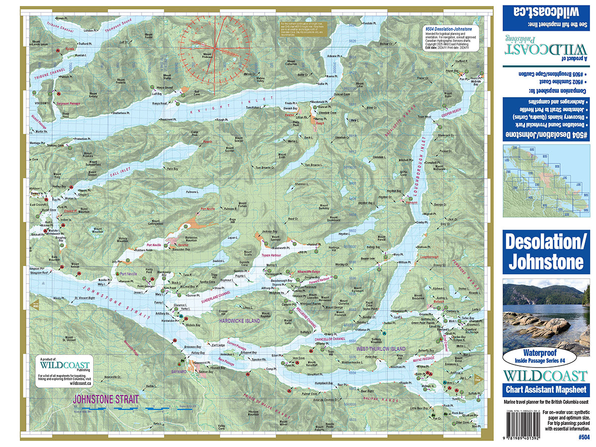 504 Desolation/Johnstone Inside Passage Chart Assistant