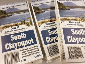 208 South Clayoquot Sound Kayaking and Boating Map