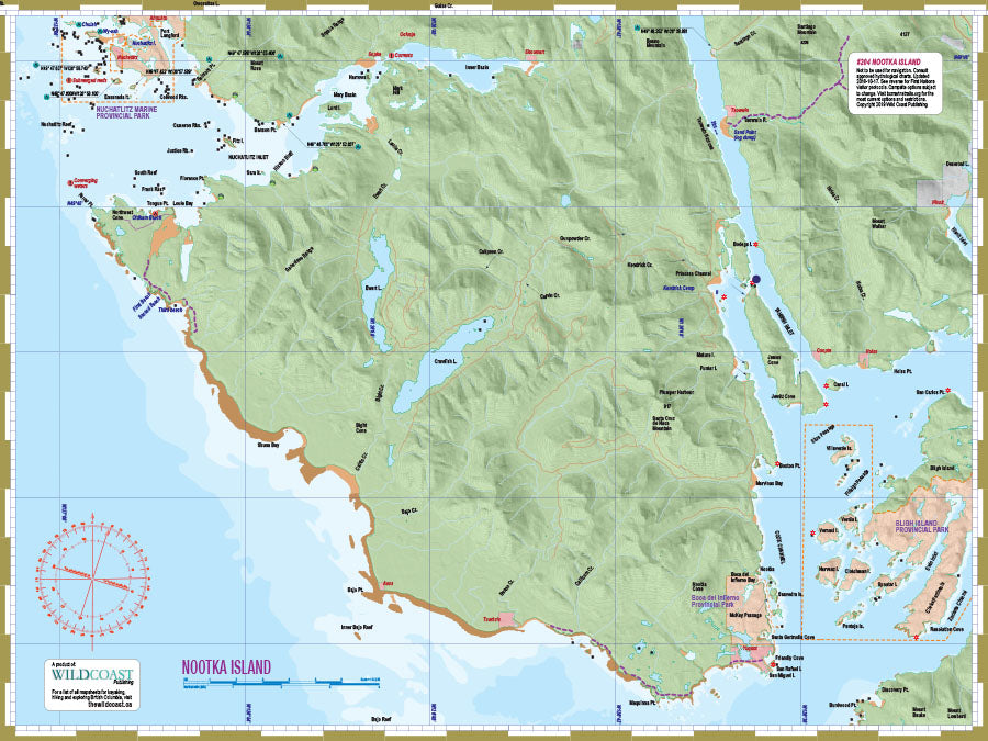Nootka Island map
