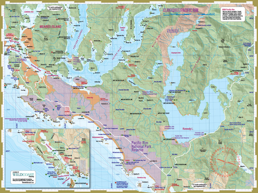 209 Clayoquot/Pacific Rim National Park Exploration Map