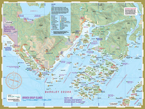 210 Broken Group Islands Kayaking and Boating Map