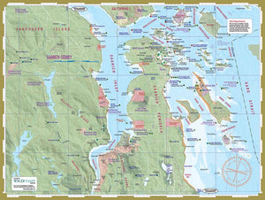 616 Gulf Islands Mapsheet 4-Pack