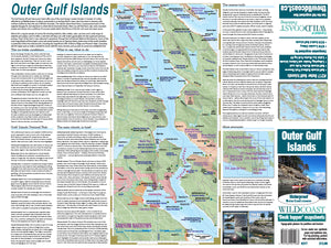 217 Outer Gulf Islands Kayaking and Boating Map