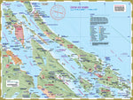 218 Central Gulf Islands Kayaking and Boating Map
