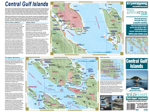 218 Central Gulf Islands Kayaking and Boating Map