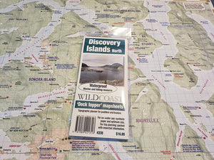 235 Discovery Islands North Kayaking and Boating Map