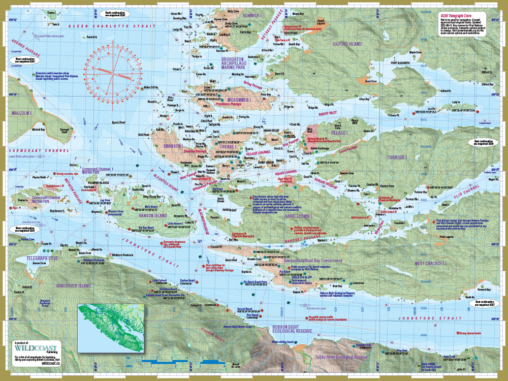 238 Broughton-Johnstone Kayaking and Boating Map