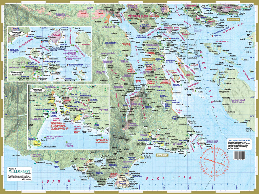 301 South Vancouver Island Inside Passage Chart Assistant
