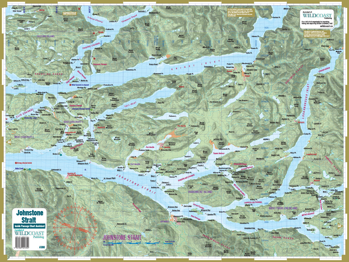 308 Johnstone Strait Inside Passage Chart Assistant