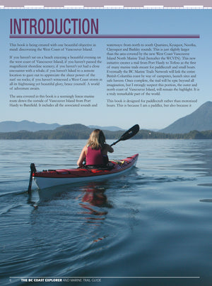 BC coast kayaking guide book