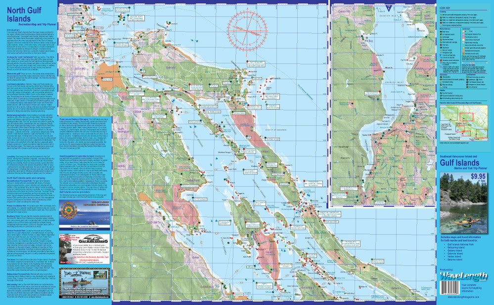 Gulf Islands Recreation Map